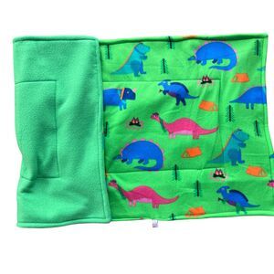 Guinea Pig Premium Fleece Cage Liner 24"x 47" DINOSAURS